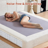 Cloud Bed Frame - Queen Upholstered Linen Platform Bed Frame, 1-Minute Tool-Free Setup, Modern Padded Headboard Mattress Foundation, Supportive Dual-Core Silent Bed Frame