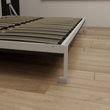 Queen Horizontal Murphy Bed with Desk & Storage – Black