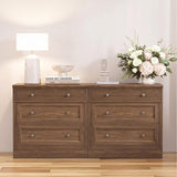 31.5" Oversized Nightstand with 3 Drawers | Light Oak, Ivory White & Walnut