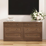 31.5" Oversized Nightstand with 3 Drawers | Light Oak, Ivory White & Walnut