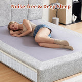 Cloud Bed Frame - Queen Upholstered Linen Platform Bed Frame, 1-Minute Tool-Free Setup, Modern Padded Headboard Mattress Foundation, Supportive Dual-Core Silent Bed Frame