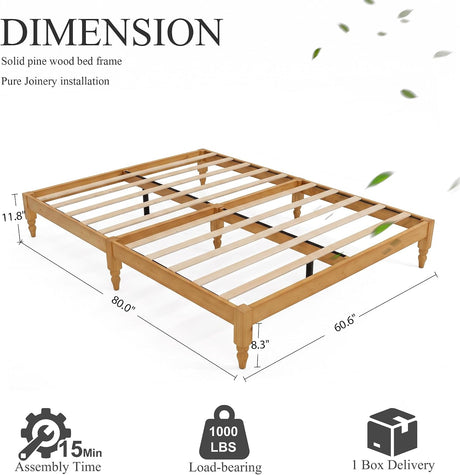 Japanese_Joinery_Solid_Wood_King_Bed_Frame_with_Turned_Legs_16