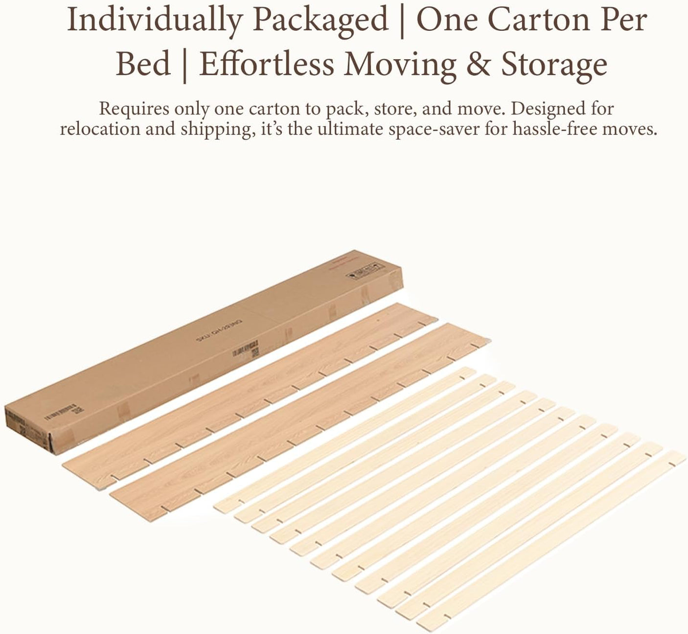 Yechen Solid Oak Platform Bed Frame | Dovetail & Mortise Tenon Joinery, Wooden Slats, No Box Spring Needed