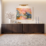 Mid-Century Sideboard with Faux Marble Top