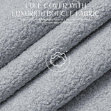 Modern Boucle "Cloud" Platform Bed Frame – Soft-Touch & Secure Support