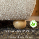 Modern Boucle "Cloud" Platform Bed Frame – Soft-Touch & Secure Support