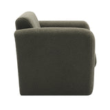Lambskin Sherpa Fabric Upholstered Arm Reading Lounge Lazy Sofa Seating
