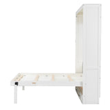 Modern Full Size Murphy Bed with 2 Drawers