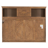 Twin Size Murphy Bed with Charging Station and Drawer