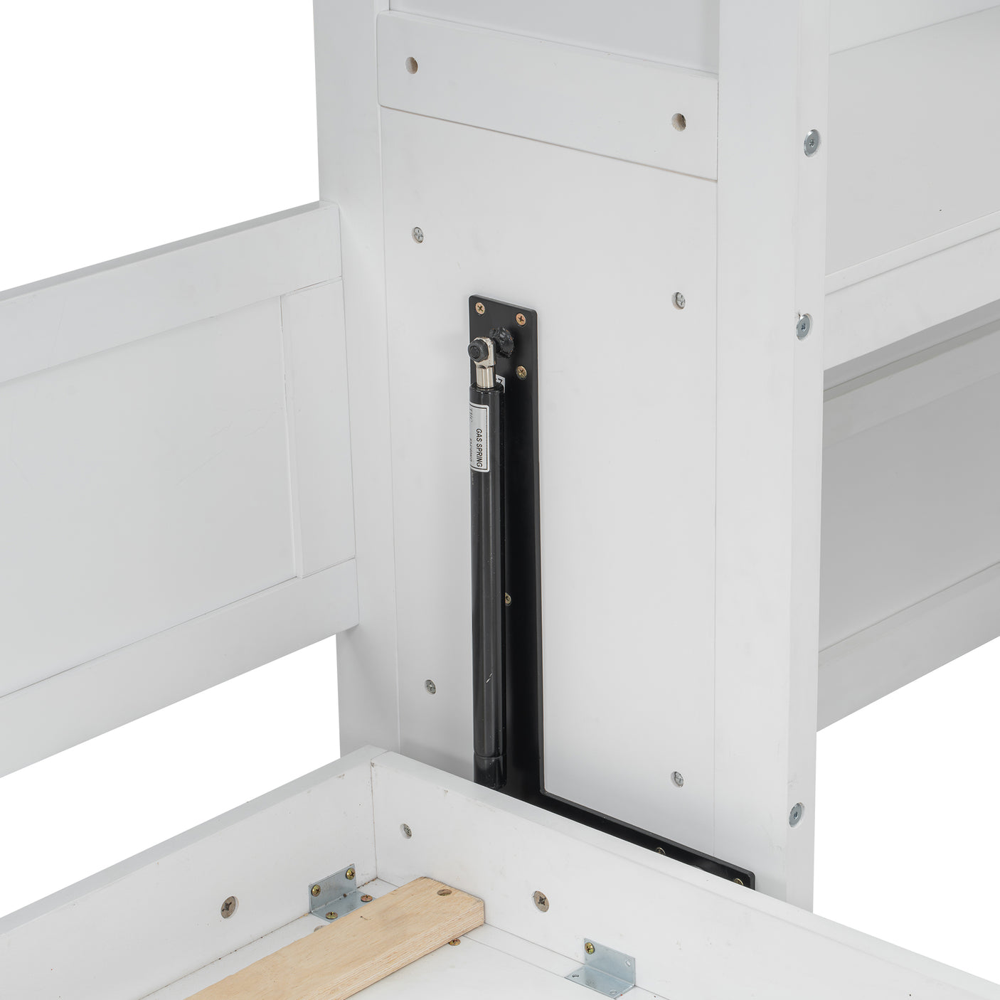 89" H Queen Size Murphy Bed with Closet, Drawers and Open Shelves