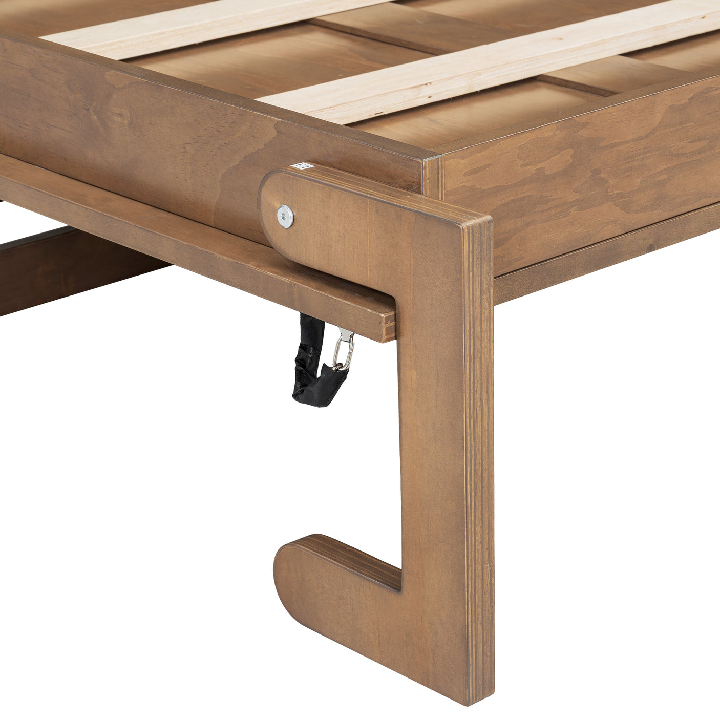 Twin Size Murphy Bed with Charging Station and Drawer