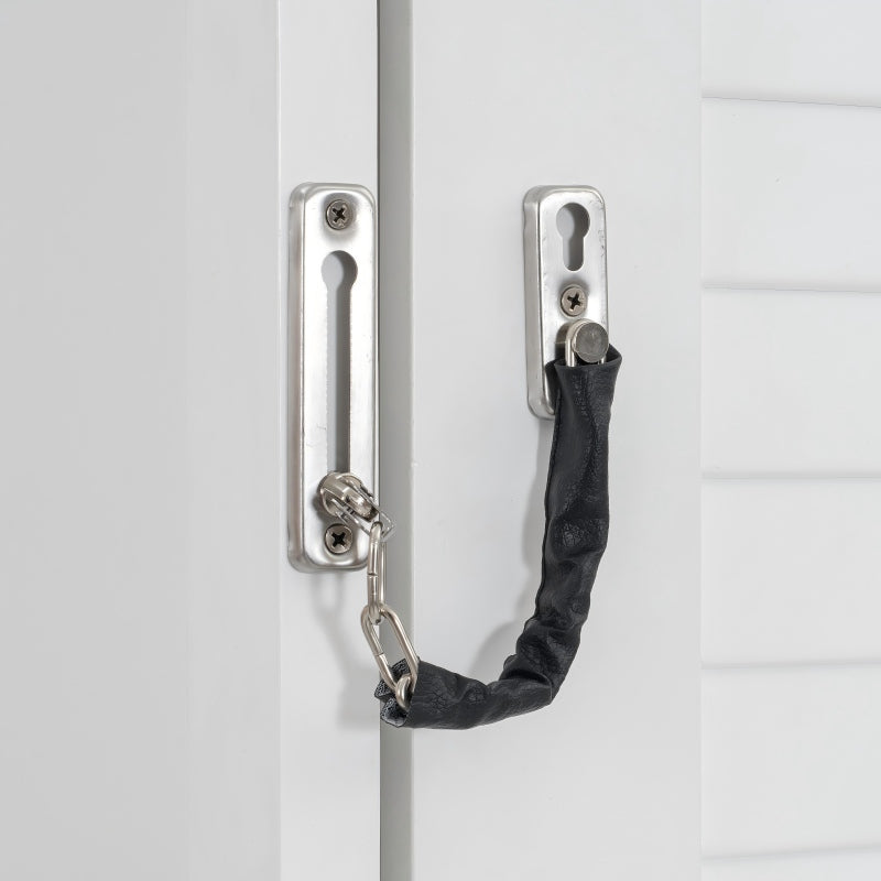 89" Queen Murphy Bed with Closet, Drawers & Shelves - Rattan Wall Bed