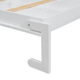 89" Queen Murphy Bed with Closet, Drawers & Shelves - Rattan Wall Bed