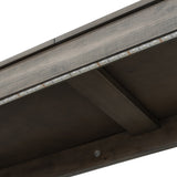 Twin Size Murphy Bed with LED Lights, Foldable Wall Bed Frame