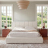 Cloud Bed Frame | Removable Washable Headboard | Boucle Upholstered Platform Bed | Queen & King