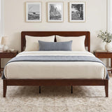 Solid Bamboo Platform Bed with Headboard – Japanese Joinery 2