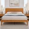 Solid Bamboo Platform Bed with Headboard – Japanese Joinery 4