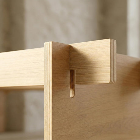 Solid Oak Platform Bed Frame 7