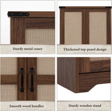 YECHEN 71" Modern Armoire Wardrobe: All-in-One Storage with 2 Drawers & Adjustable Shelves walnut 7