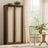 Yechen 67" Tall Kitchen Pantry Cabinet, Rattan Storage Cabinet with Solid Wood Integrated Handleand Adjustable Shelves, Cupboard with Doors for Livingroom,Dining Room, Dark Walnut