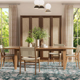 Yechen 67" Tall Kitchen Pantry Cabinet, Rattan Storage Cabinet with Solid Wood Integrated Handleand Adjustable Shelves, Cupboard with Doors for Livingroom,Dining Room, Dark Walnut