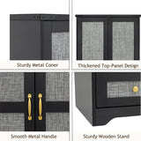 Yechen 71" Modern Armoire Wardrobe Closet with 2 Drawers & Hanging Rod