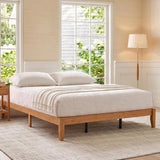 Yechen Bamboo Platform Bed Frame, Queen & King10