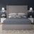58" Tall Full Bed Frame with Lift Up Storage