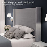 58" Tall Full Bed Frame with Lift Up Storage