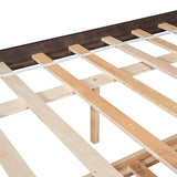 Twin Size Trundle Bed with Bookcase for Kids