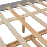 Twin Size Trundle Bed with Bookcase for Kids