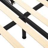 Boho Natural Rattan Headboard BedFrame with 4 Drawers