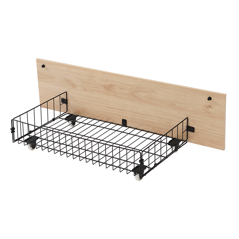 Boho Natural Rattan Headboard BedFrame with 4 Drawers