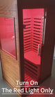 Low EMF Infrared Sauna for Home | 1170W Far Infrared Sauna with Red Light Therapy | 1 Person Carbon Fiber Sauna Room