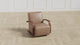 Wood Armrest Single Swivel Sofa Chair