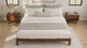 Bamboo Japanese Joinery Bed Frame | Platform Bed Frame with 4 Mattress Stoppers | Low Profile, Noise-Free, No Box Spring Needed