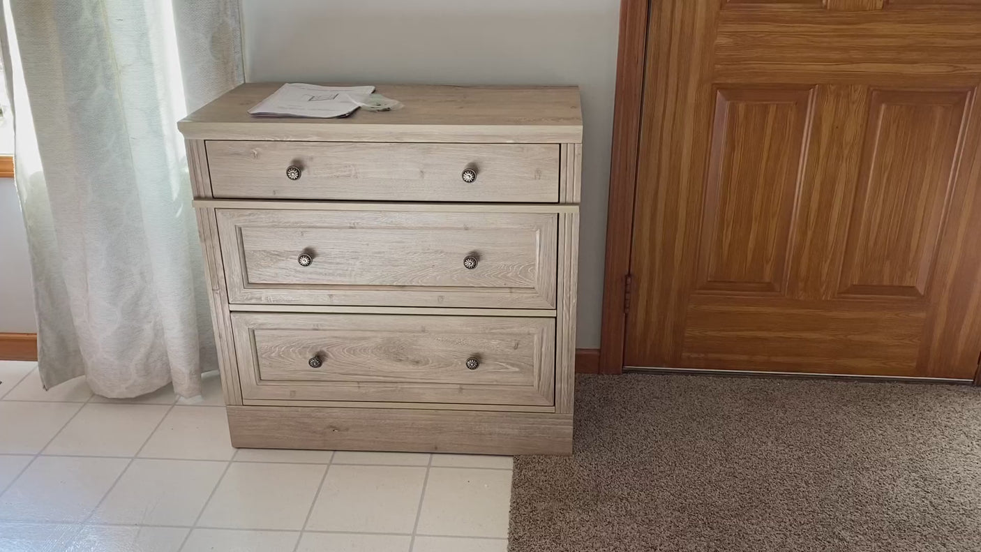 31.5" Oversized Extra Large Nightstand with 3 Drawers