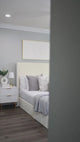Yechen Hydraulic Lift Storage Bed 51.2" Tall Upholstered Headboard