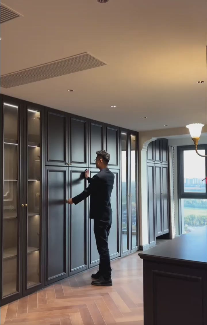 88"H Queen Size Murphy Platform Bed with Shelf