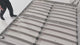 Queen Horizontal Murphy Bed with Folding Cabinet – White