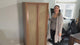 Yechen 67" Tall Rattan Kitchen Pantry Cabinet – Solid Wood Handle, Soft-Close Hinges, Adjustable Shelves, Dark Black