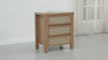 Handmade Rattan Bedside Table Set in Natural Walnut